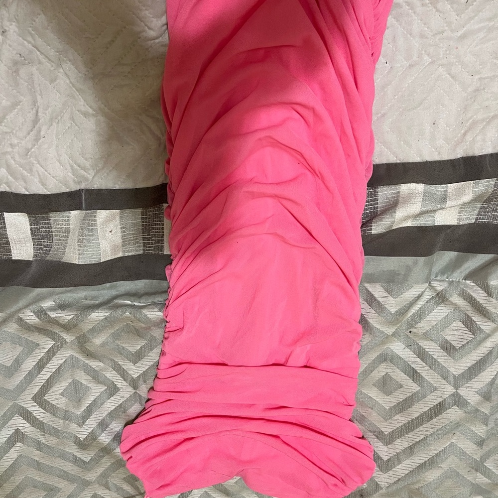 Hello Molly Pink Ruched Dress